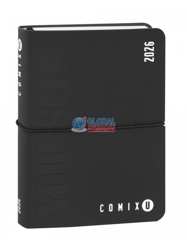 COMIX 2026 U YOURSELF MINI DAY 16mesi BLACK WHITE