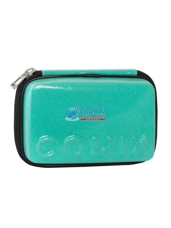 ASTUCCIO COMIX MAXI ZIPGLITTER TURCHESE