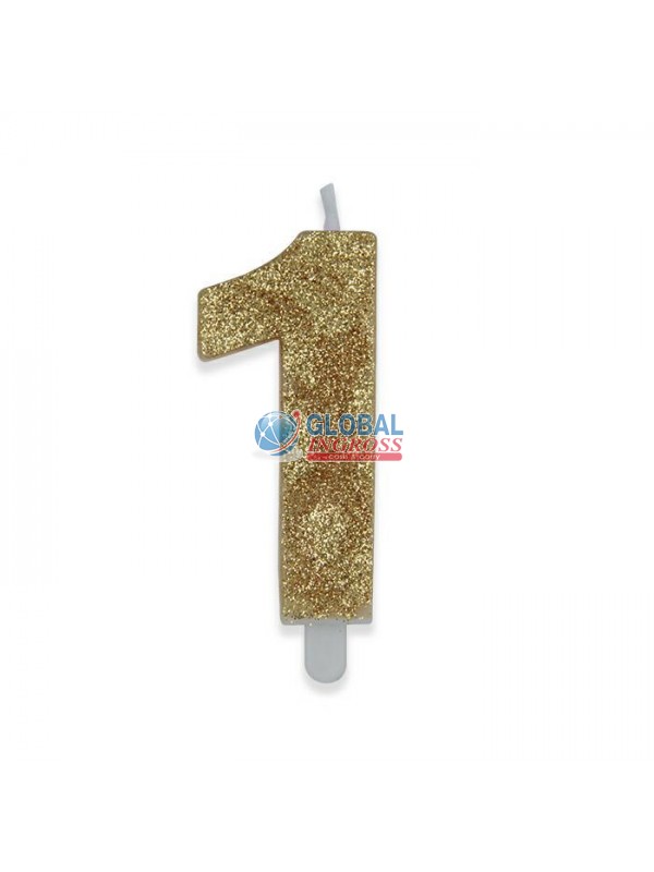 CANDELINA GLITTER ORO 1