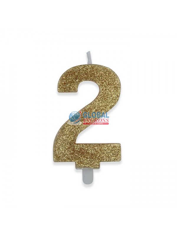 CANDELINA GLITTER ORO 2