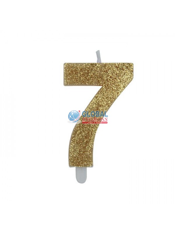 CANDELINA GLITTER ORO 7