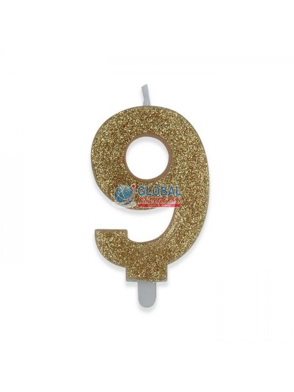 CANDELINA GLITTER ORO 9