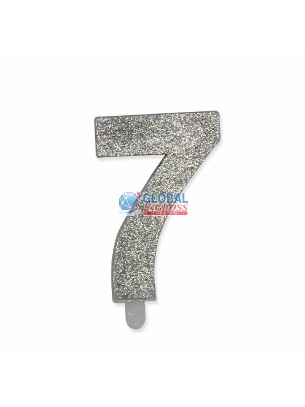 CANDELINA GLITTER ARGENTO 7