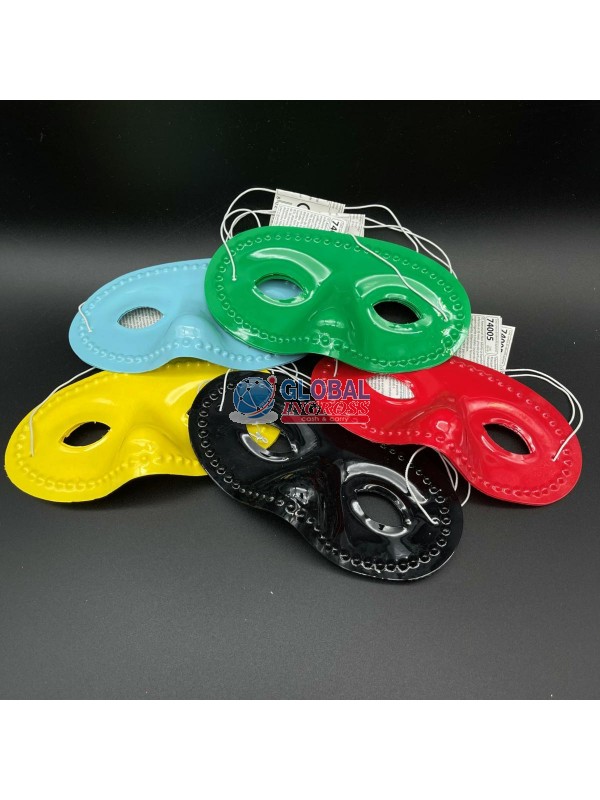 MASCHERINA PLASTICA COLORI ASS. DOMINO