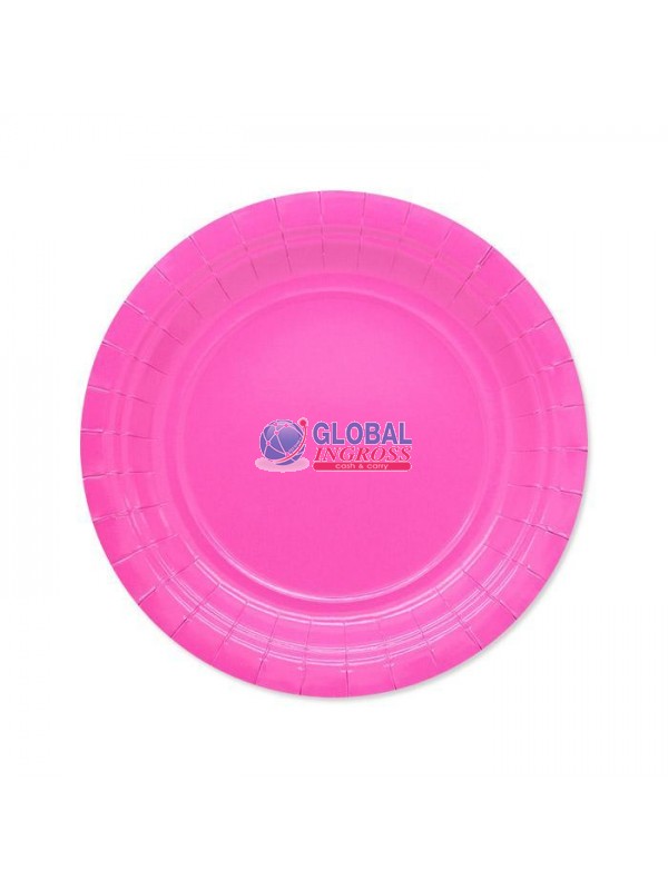 PIATTI ECOLOR 18cm FUXIA 25pz