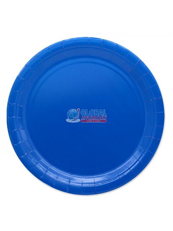 PIATTI ECOLOR 24cm BLU 25pz