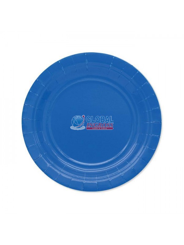 PIATTI ECOLOR 18cm BLU 25pz