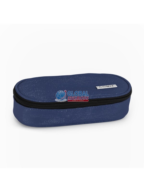 BUSTINA COMIX OVALE LUREX BLU