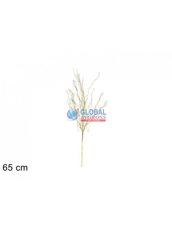 RAMO GLITTERATO 65cm ORO