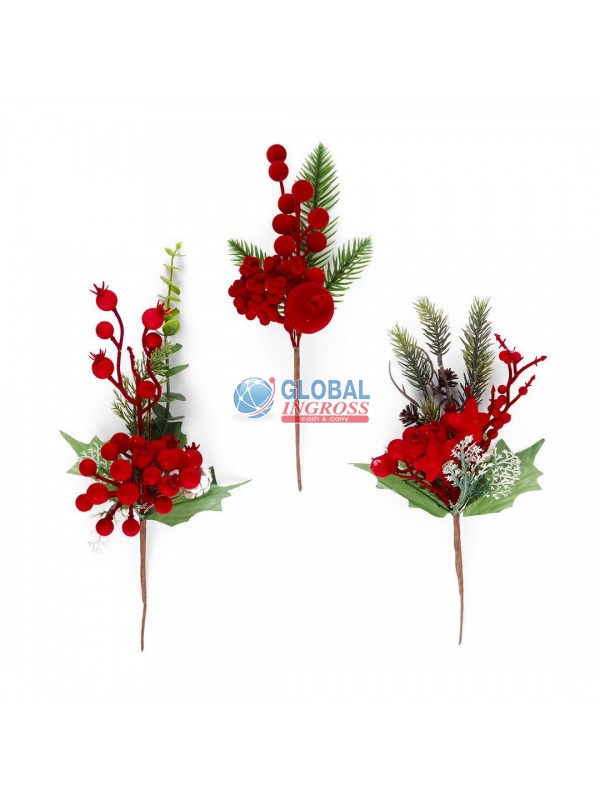 PICK BACCHE FLOCCATE BORDEAUX 26cm ASS.