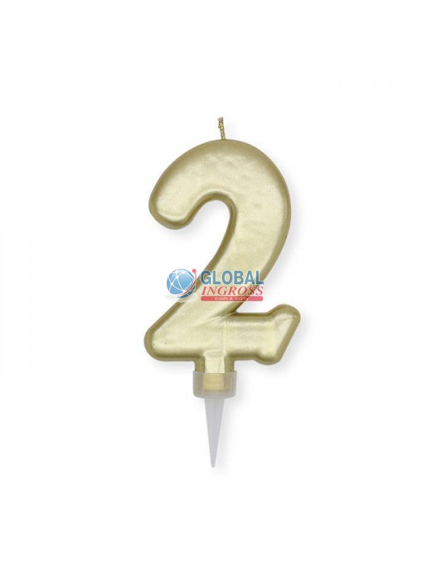 CANDELINA PLUMP ORO 2 10cm