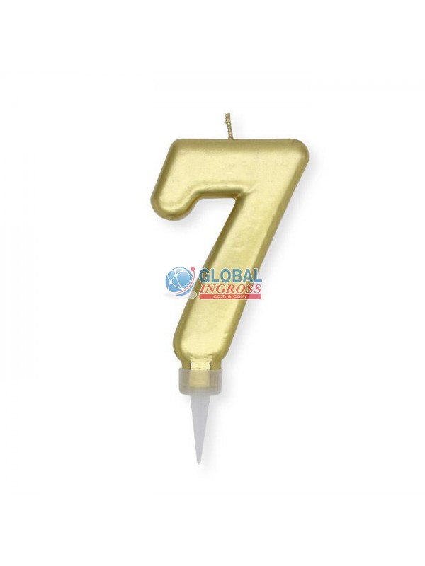 CANDELINA PLUMP ORO 7 10cm