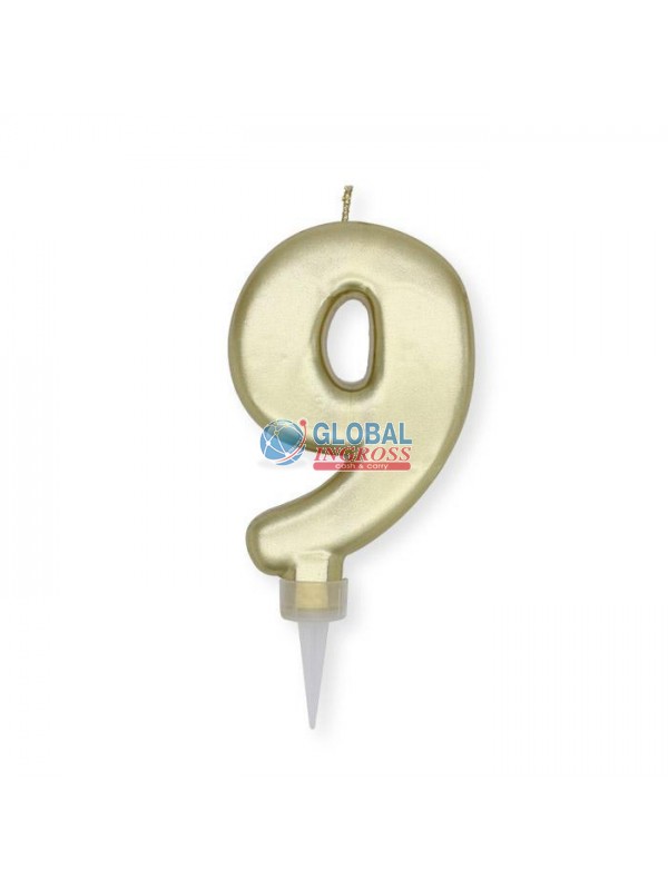 CANDELINA PLUMP ORO 9 10cm