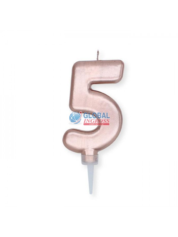 CANDELINA PLUMP ROSE GOLD 5 10cm