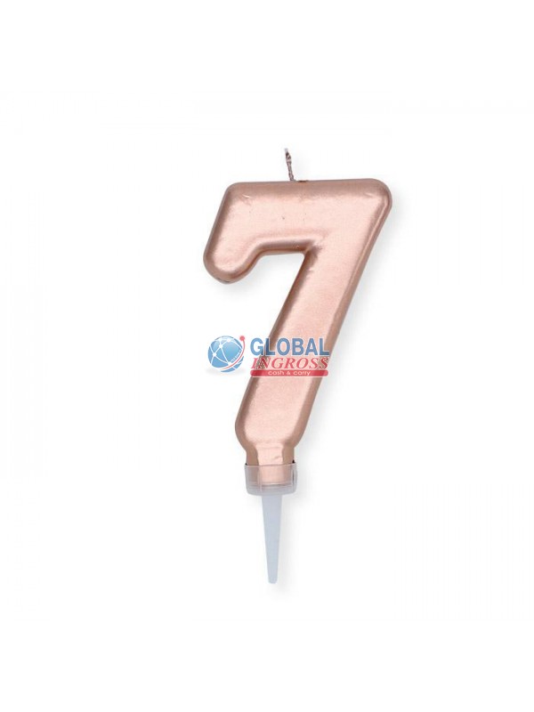 CANDELINA PLUMP ROSE GOLD 7 10cm