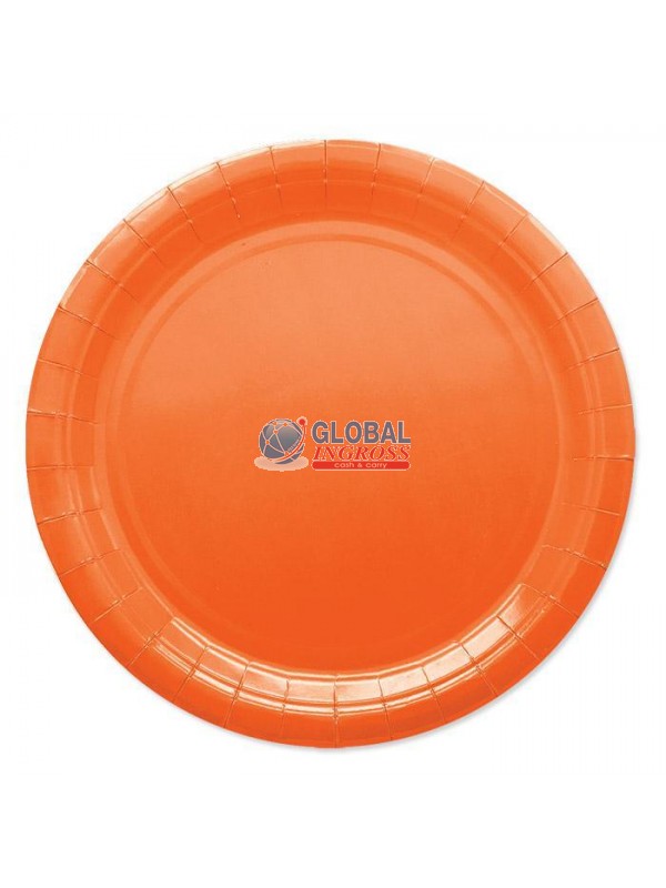 PIATTI ECOLOR 24cm ARANCIO 25pz