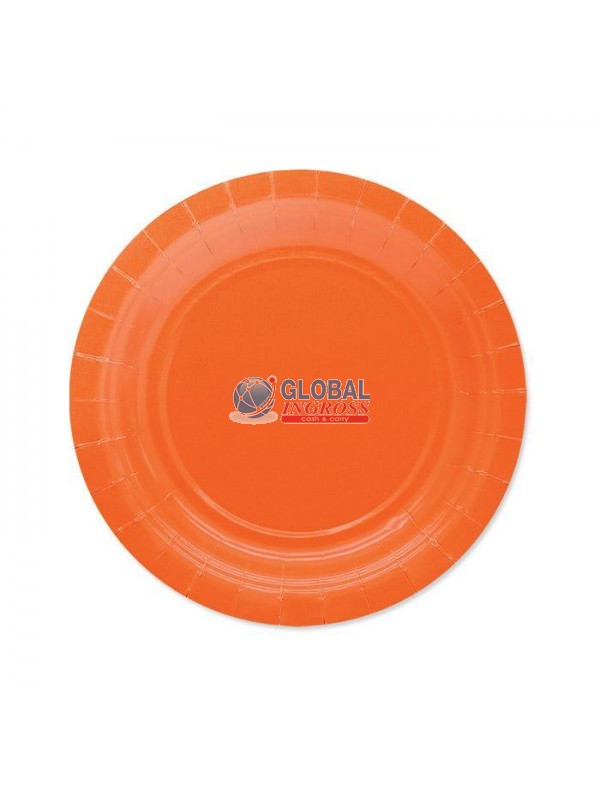PIATTI ECOLOR 18cm ARANCIO 25pz