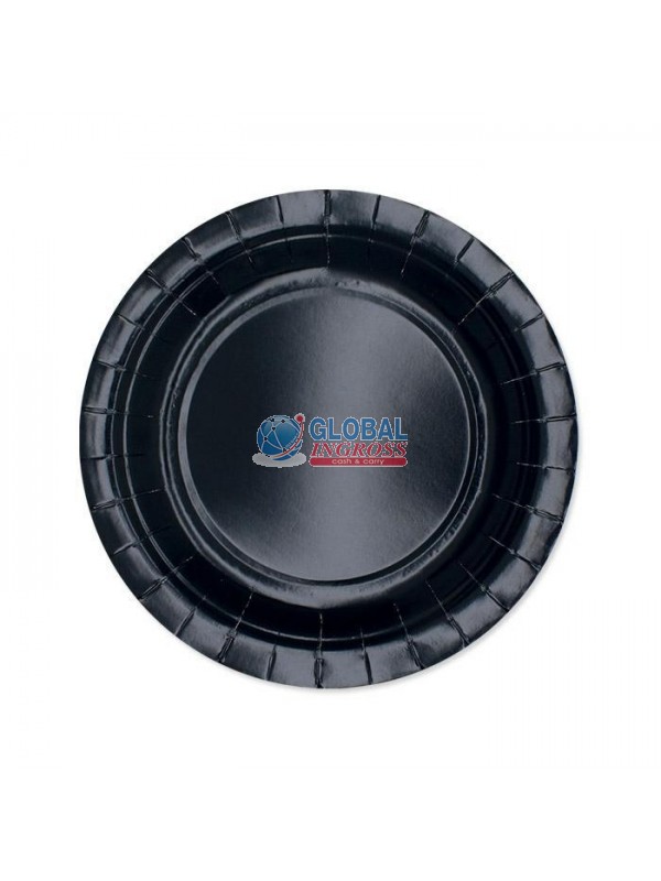 PIATTI ECOLOR 18cm NERO25pz
