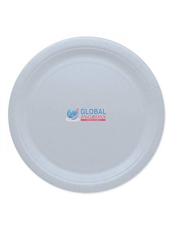 PIATTI ECOLOR 24cm BIANCO 25pz