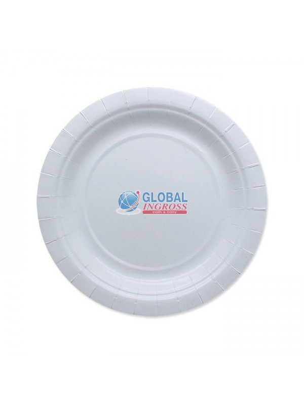 PIATTI ECOLOR 18cm BIANCO 25pz