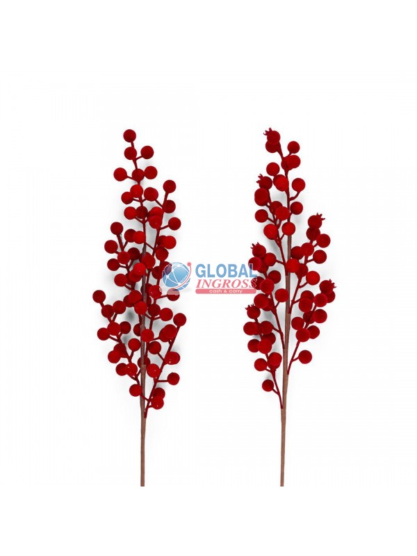 PICK BACCHE FLOCCATE BORDEAUX 61cm