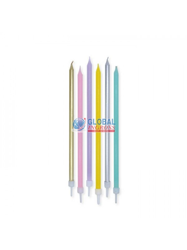 CANDELE MATITA SOFT RAINBOW 6pz