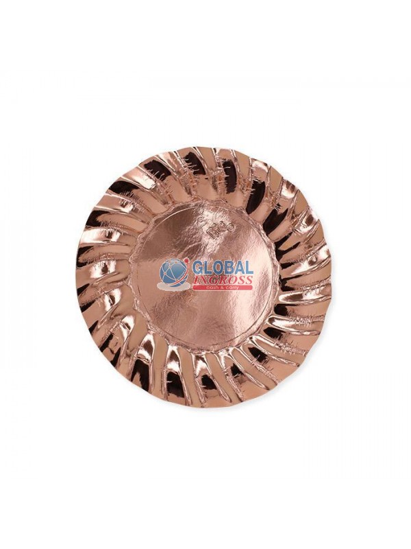 PIATTI WAVY ROSE GOLD 8pz 20cm