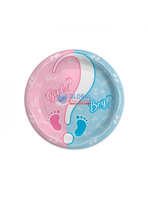 PIATTI GIRL OR BOY 18cm8pz