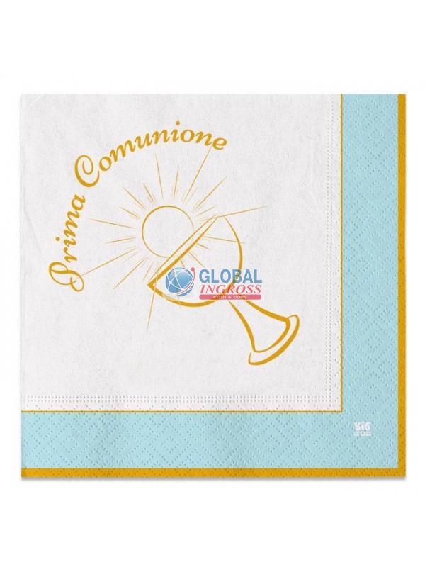 TOVAGLIOLI COMUNIONE CHIC CELESTE 20pz