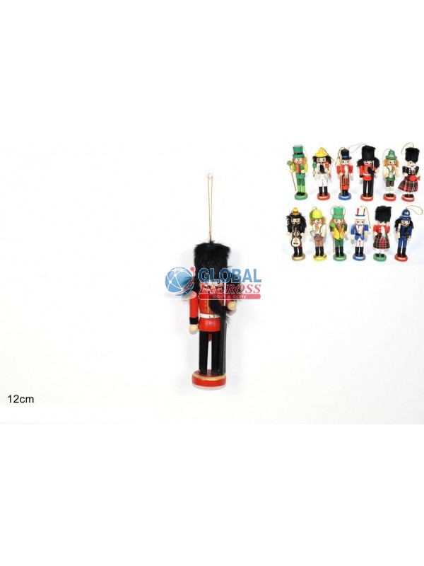 SOLDATINO LEGNO 12cm ASS.