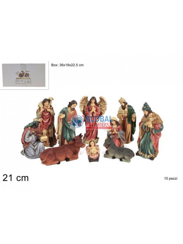 NATIVITA' 10pz 21cm
