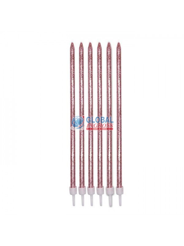 CANDELE MATITA GLITTER ROSE GOLD 12pz