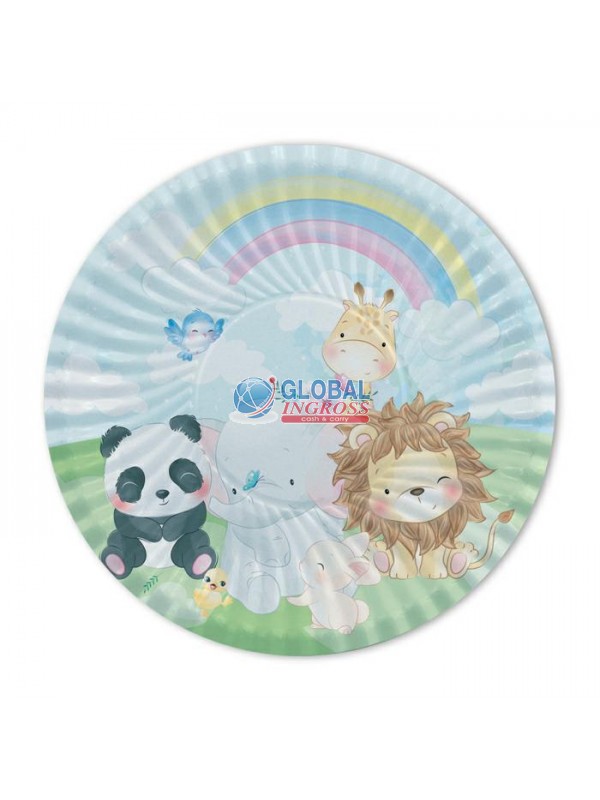 PIATTI PUPPIES JUNGLE 8pz 18cm