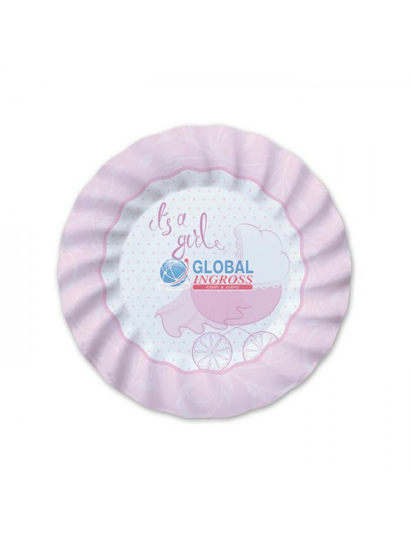 PIATTI IT'S A GIRL 8pz 20cm