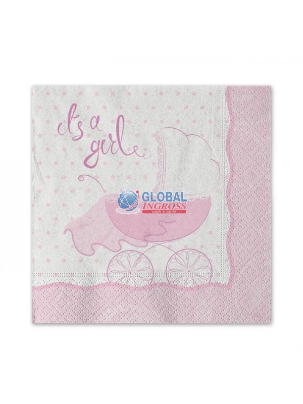 MINI TOVAGLIOLI IT'S A GIRL 20pz 25x25 .