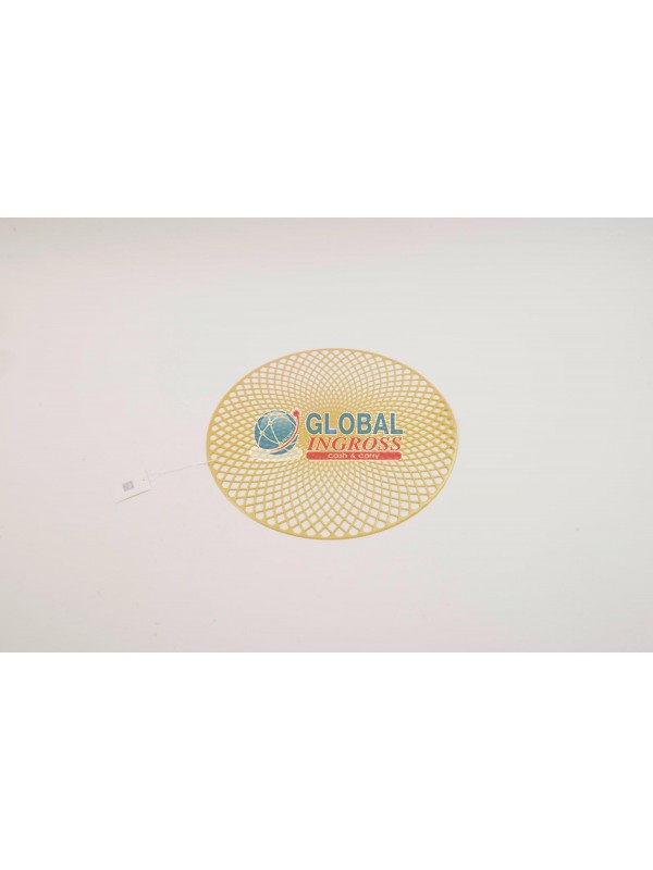 CENTRINO PVC ORO 38cm SOTTOPIATTO