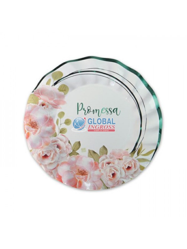 PIATTI PROMESSA FLORAL 8pz 20cm