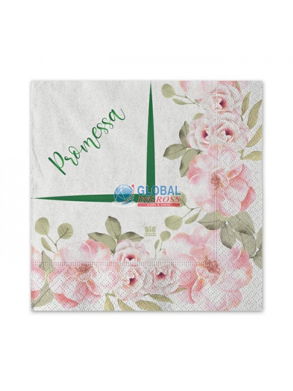 MINI TOVAGLIOLI PROMESSA FLORAL 20pz 25x25