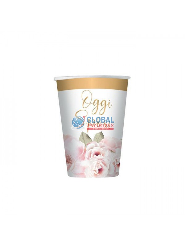 BICCHIERI SPOSI FLORAL 8pz.