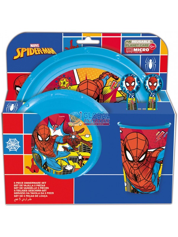 SET PAPPA 5pz SPIDERMAN