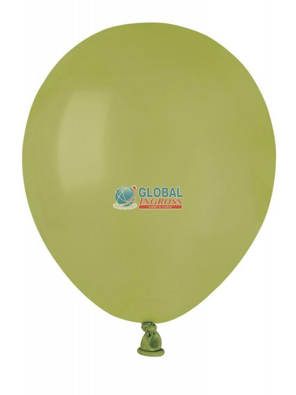 PALLONCINI 5' VERDE OLIVA 100pz