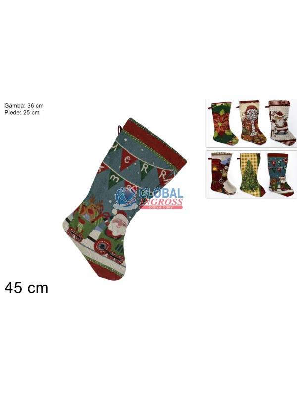 CALZA NATALE 25x45 ASS.