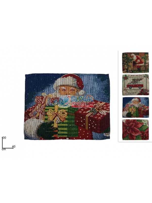 TOVAGLIETTA NATALE 30x40 TESSUTO