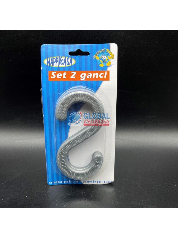 SET 2 GANCI PLASTICA