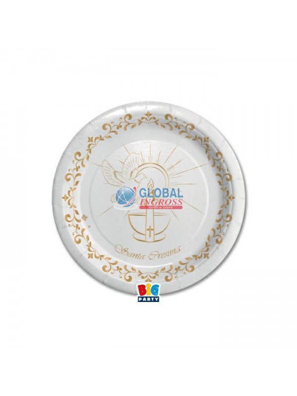 PIATTI CRESIMA GOLD 18cm 8pz