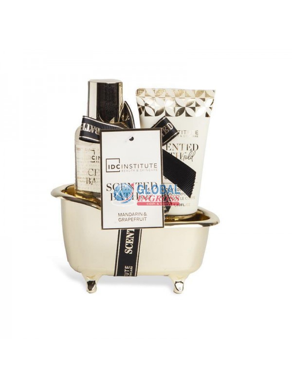 SET SCENTED BATHTUB 2pzMINI GOLD