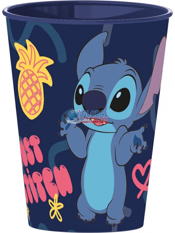 BICCHIERE PLASTICA STITCH