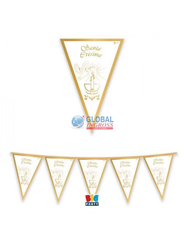 BANDIERINE CRESIMA GOLD3mt