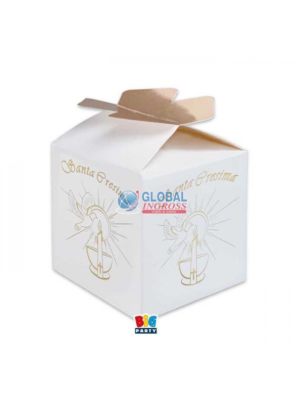 SCATOLA CUBO CRESIMA GOLD 5x5