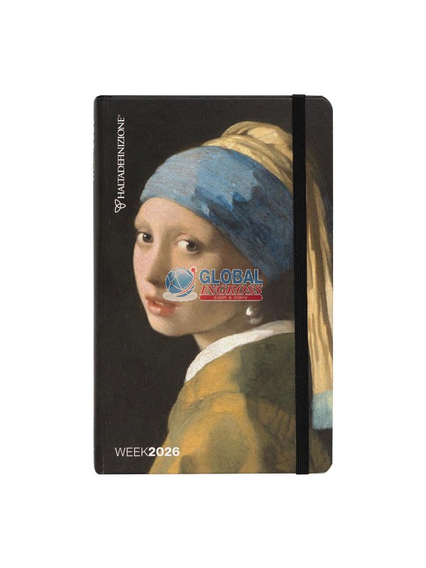 AGENDA 2026 HALTADEFINIZIONE LARGE WEEK ORECCHINO DI PERLA